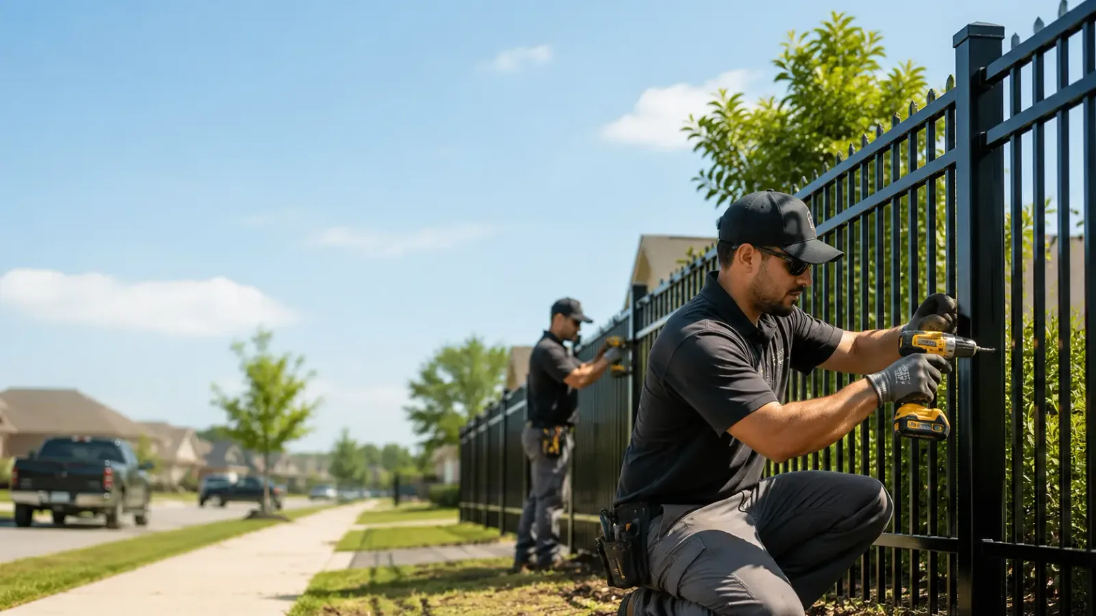 Metal Fence Installation in Alberta, VA